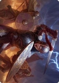 Beskir Shieldmate Art Card [Kaldheim Art Series] | Game Master's Emporium (The New GME)