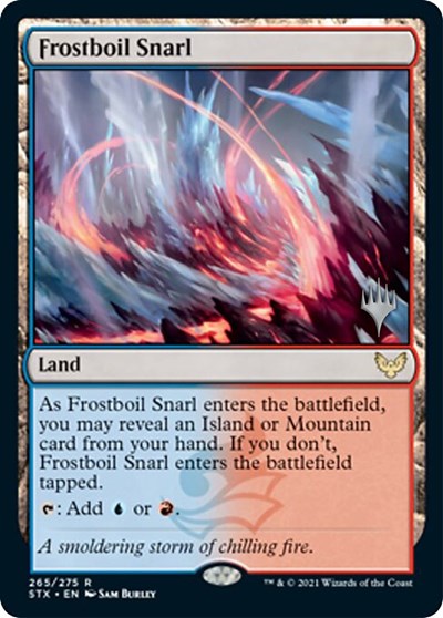 Frostboil Snarl (Promo Pack) [Strixhaven: School of Mages Promos] | Game Master's Emporium (The New GME)