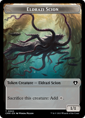 Manifest // Eldrazi Scion Double-Sided Token [Commander Masters Tokens] | Game Master's Emporium (The New GME)