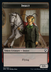 Phyrexian // Insect Double-Sided Token [Dominaria United Tokens] | Game Master's Emporium (The New GME)