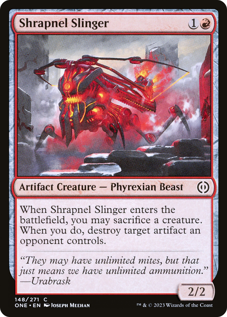 Shrapnel Slinger [Phyrexia: All Will Be One] | Game Master's Emporium (The New GME)