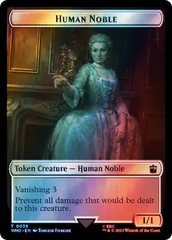 Human Noble // Treasure (0063) Double-Sided Token (Surge Foil) [Doctor Who Tokens] | Game Master's Emporium (The New GME)