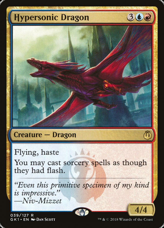 Hypersonic Dragon [Guilds of Ravnica Guild Kit] | Game Master's Emporium (The New GME)