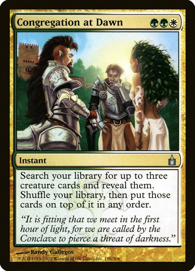 Congregation at Dawn [Ravnica: City of Guilds] | Game Master's Emporium (The New GME)