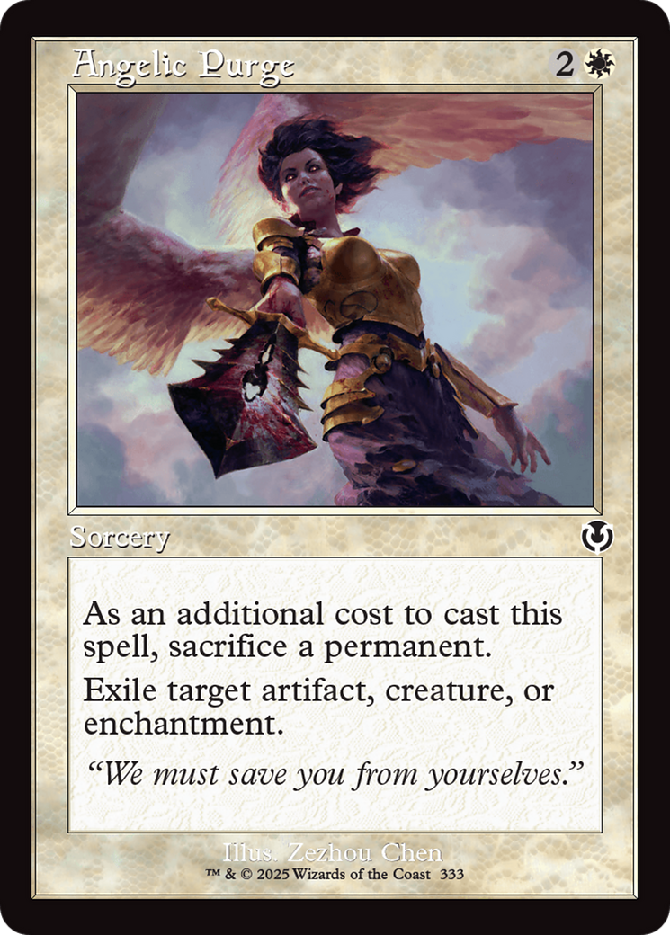 Angelic Purge (Retro Frame) [Innistrad Remastered] | Game Master's Emporium (The New GME)