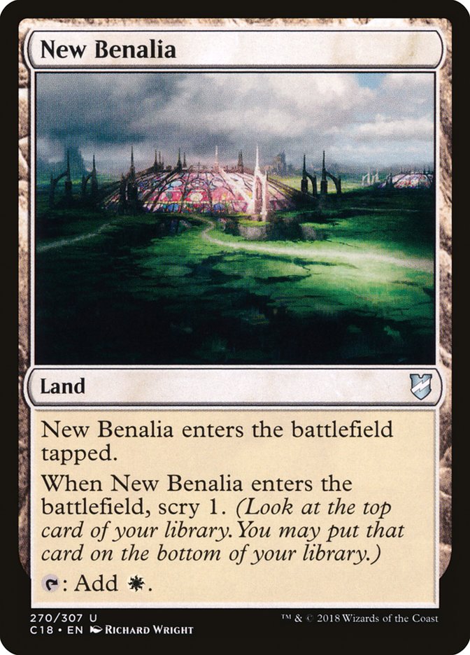 New Benalia [Commander 2018] | Game Master's Emporium (The New GME)