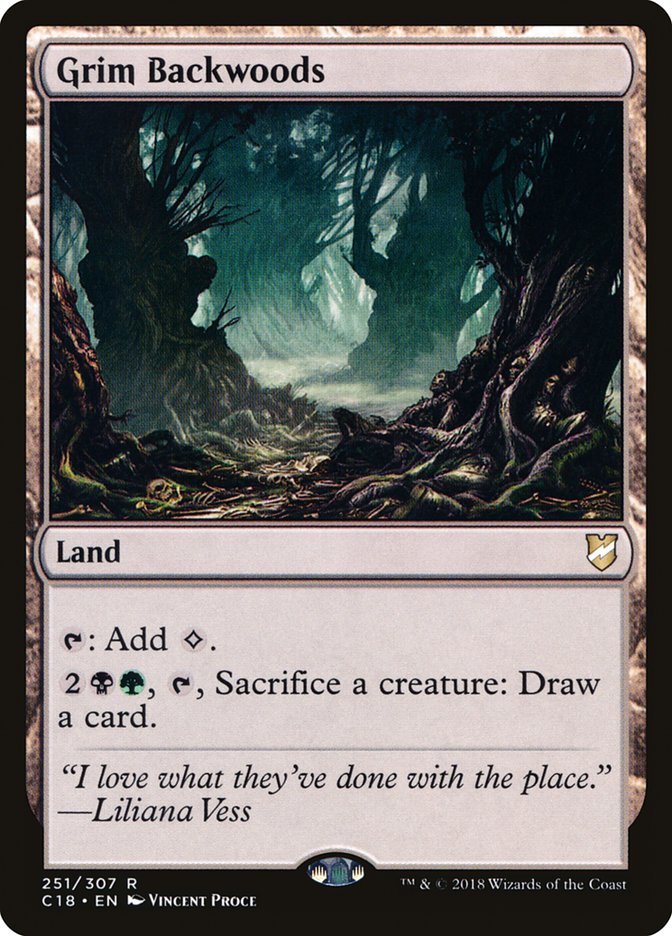 Grim Backwoods [Commander 2018] | Game Master's Emporium (The New GME)