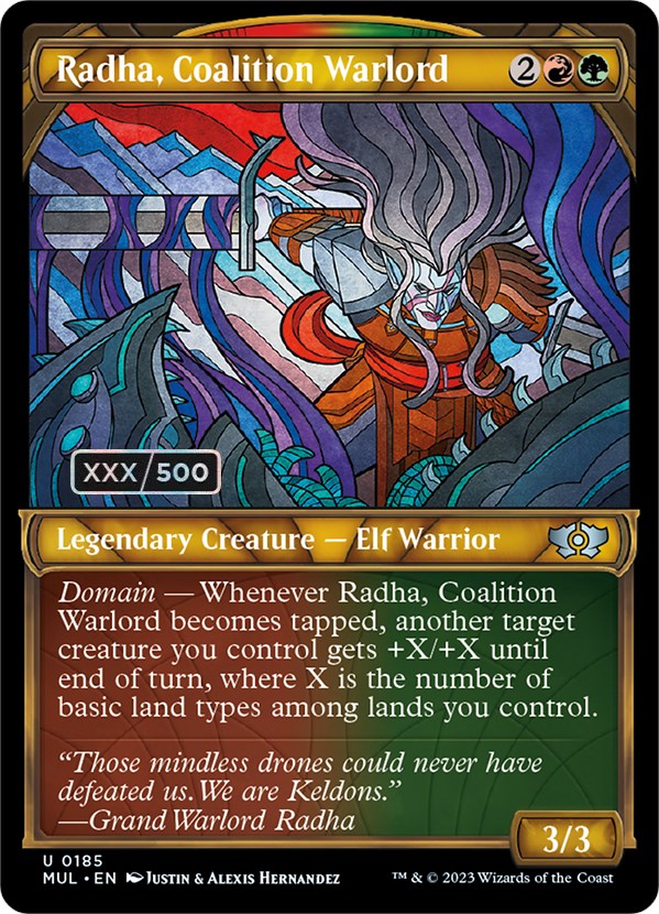 Radha, Coalition Warlord (Serialized) [Multiverse Legends] | Game Master's Emporium (The New GME)
