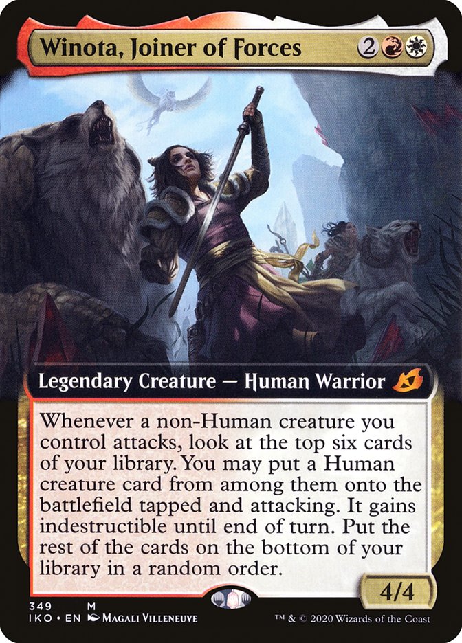 Winota, Joiner of Forces (Extended Art) [Ikoria: Lair of Behemoths] | Game Master's Emporium (The New GME)