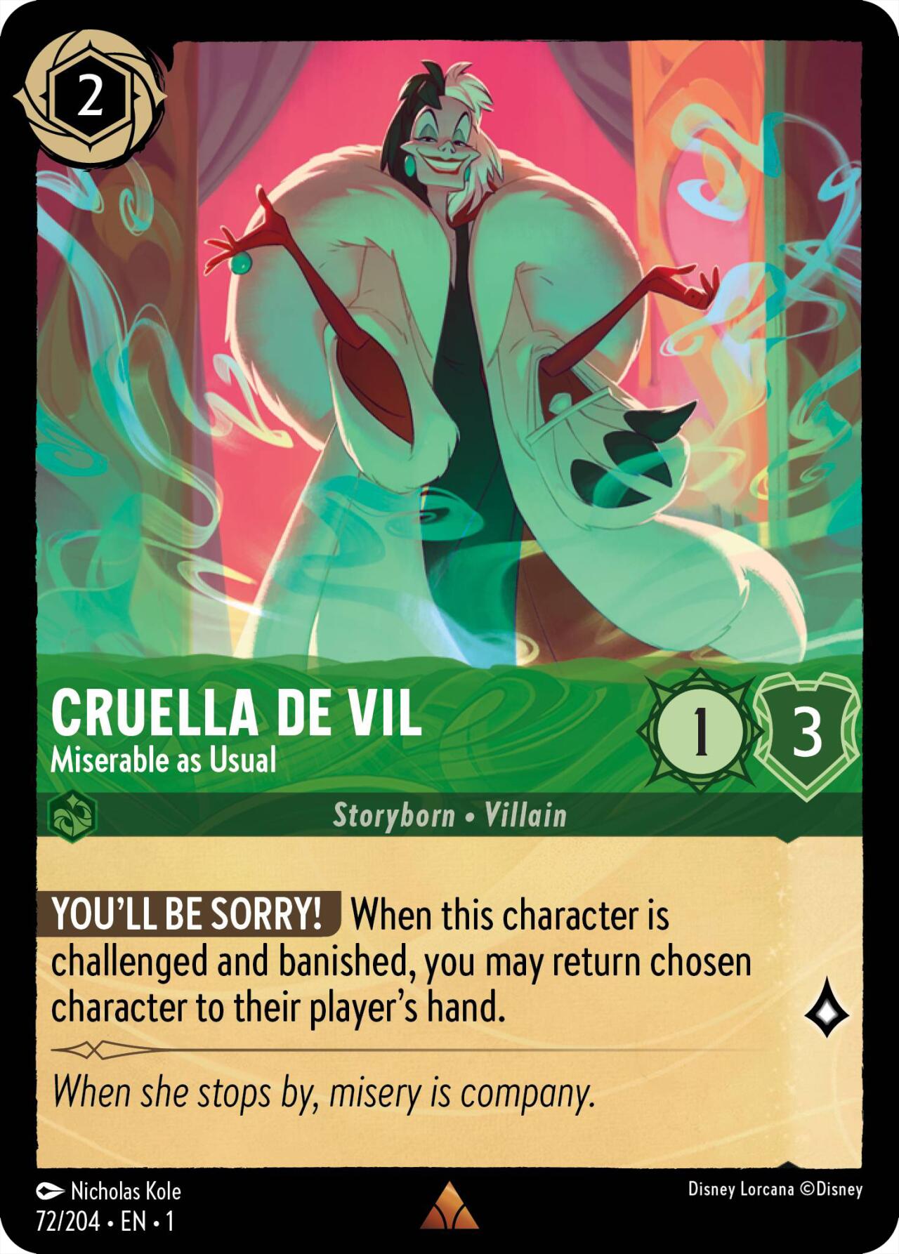 Cruella de Vil - Miserable as Usual (72/204) [The First Chapter] | Game Master's Emporium (The New GME)