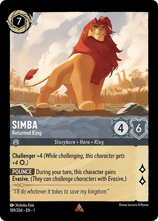 Simba - Returned King (189/204) [The First Chapter] | Game Master's Emporium (The New GME)