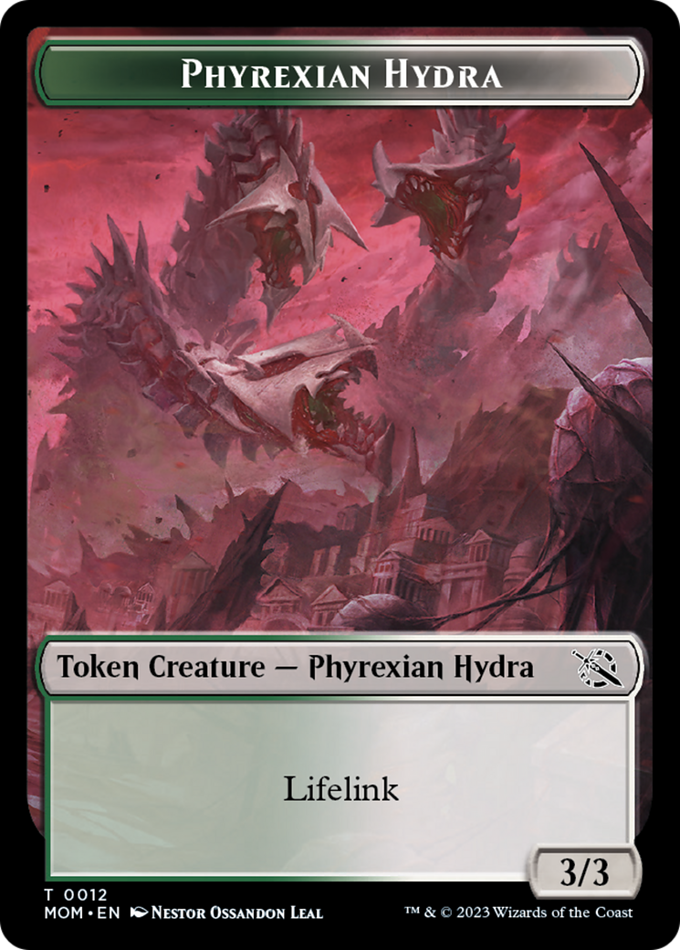 Elemental (2) // Phyrexian Hydra (12) Double-Sided Token [March of the Machine Tokens] | Game Master's Emporium (The New GME)