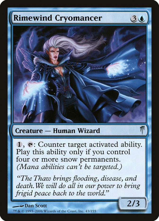 Rimewind Cryomancer [Coldsnap] | Game Master's Emporium (The New GME)