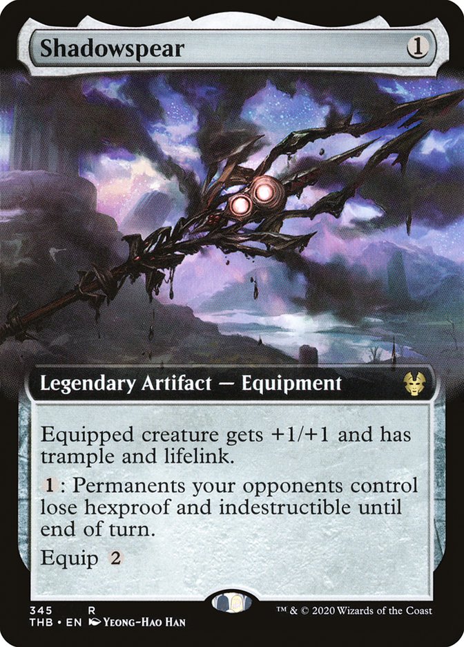 Shadowspear (Extended Art) [Theros Beyond Death] | Game Master's Emporium (The New GME)
