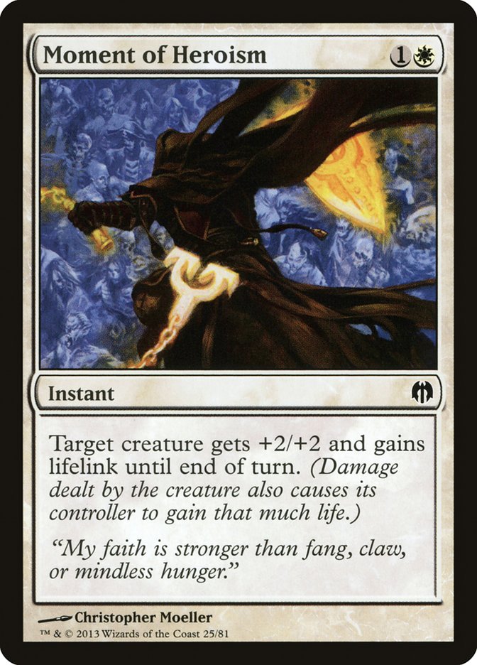 Moment of Heroism [Duel Decks: Heroes vs. Monsters] | Game Master's Emporium (The New GME)