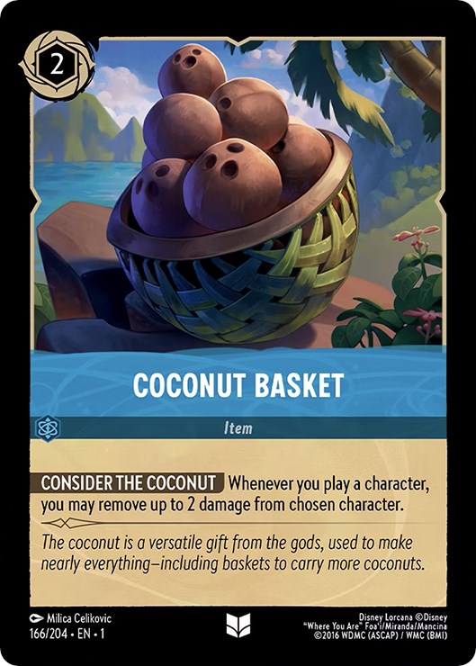Coconut Basket (166/204) [The First Chapter] | Game Master's Emporium (The New GME)