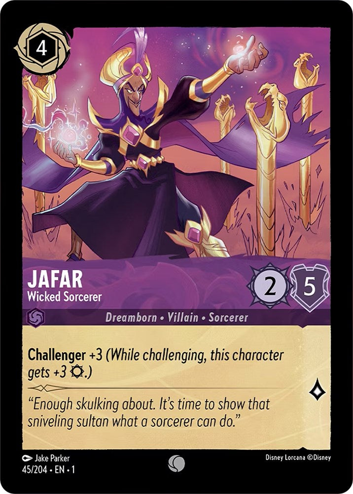 Jafar - Wicked Sorcerer (45/204) [The First Chapter] | Game Master's Emporium (The New GME)