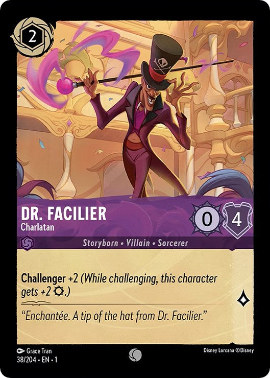 Dr. Facilier - Charlatan (38/204) [The First Chapter] | Game Master's Emporium (The New GME)