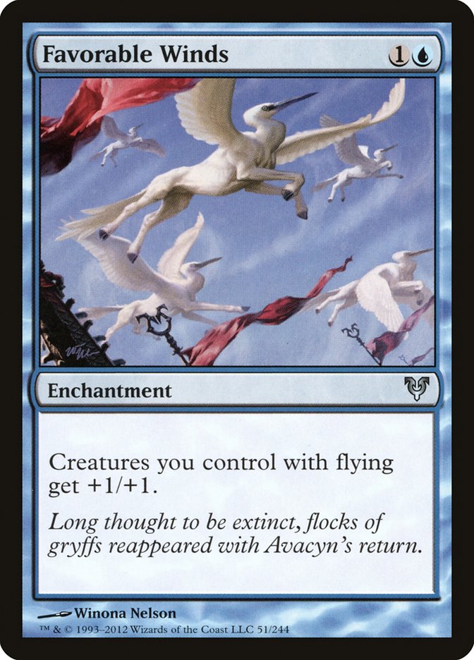 Favorable Winds [Avacyn Restored] | Game Master's Emporium (The New GME)