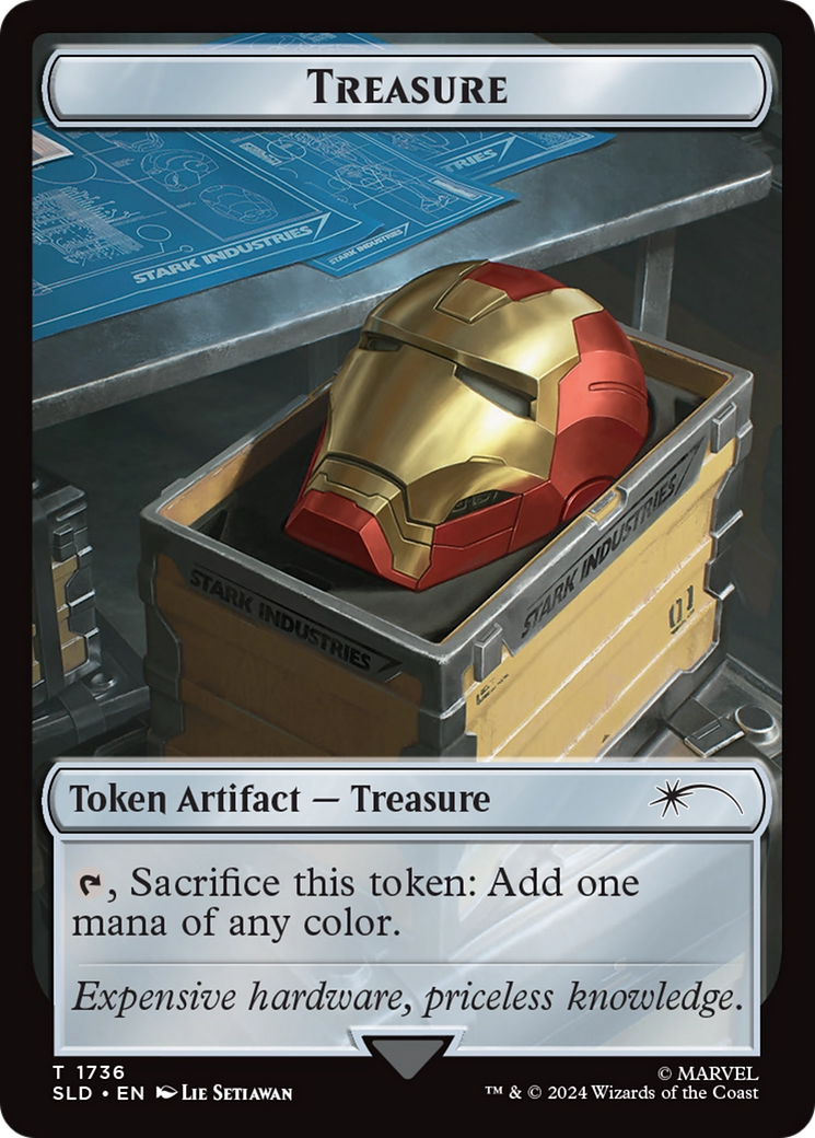 Treasure Token (1736) (Rainbow Foil) [Secret Lair Drop Series] | Game Master's Emporium (The New GME)