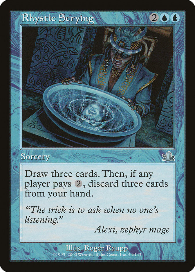 Rhystic Scrying [Prophecy] | Game Master's Emporium (The New GME)