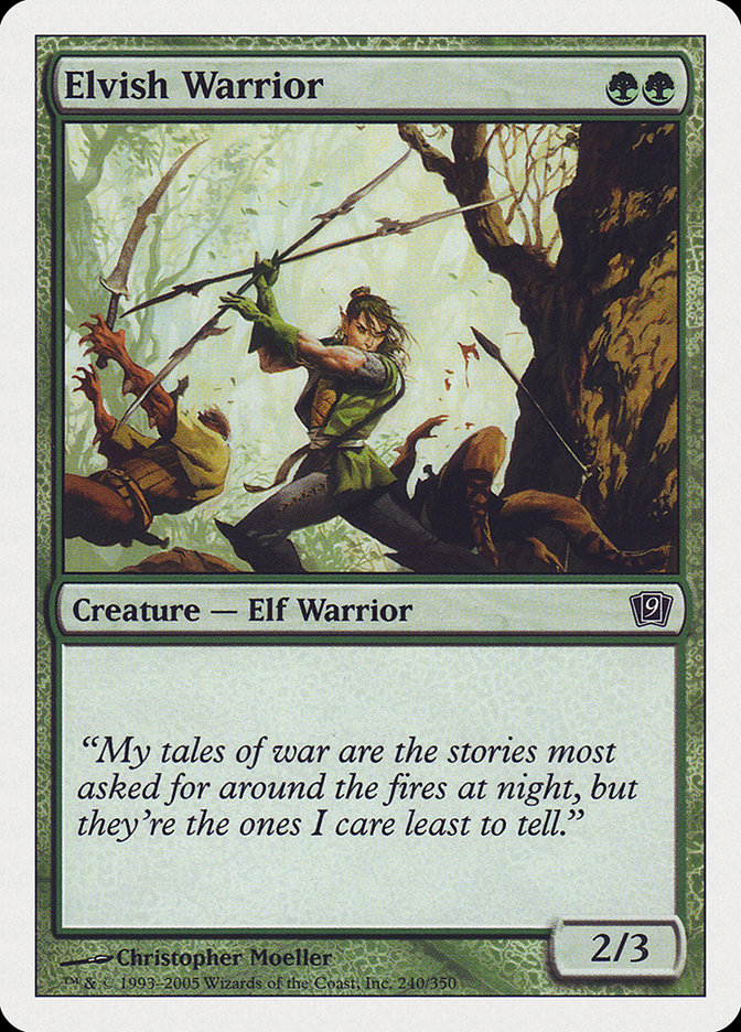 Elvish Warrior [Ninth Edition] | Game Master's Emporium (The New GME)
