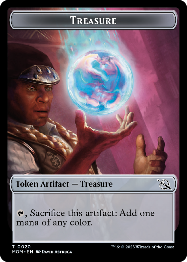 Treasure (20) // Vampire Double-Sided Token [March of the Machine Tokens] | Game Master's Emporium (The New GME)
