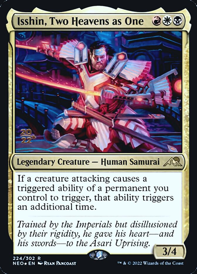 Isshin, Two Heavens as One [Kamigawa: Neon Dynasty Prerelease Promos] | Game Master's Emporium (The New GME)