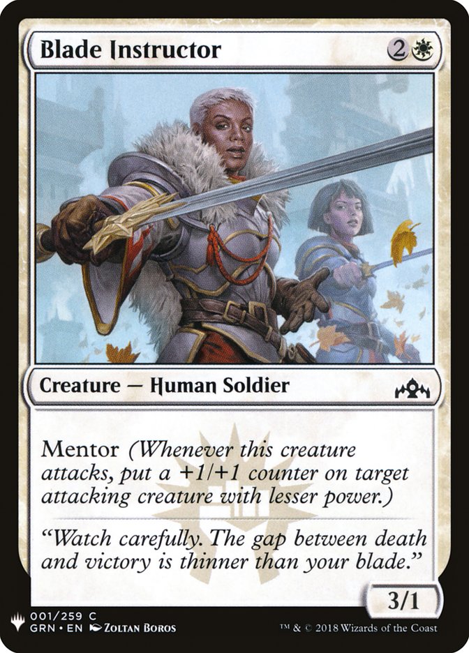 Blade Instructor [Mystery Booster] | Game Master's Emporium (The New GME)