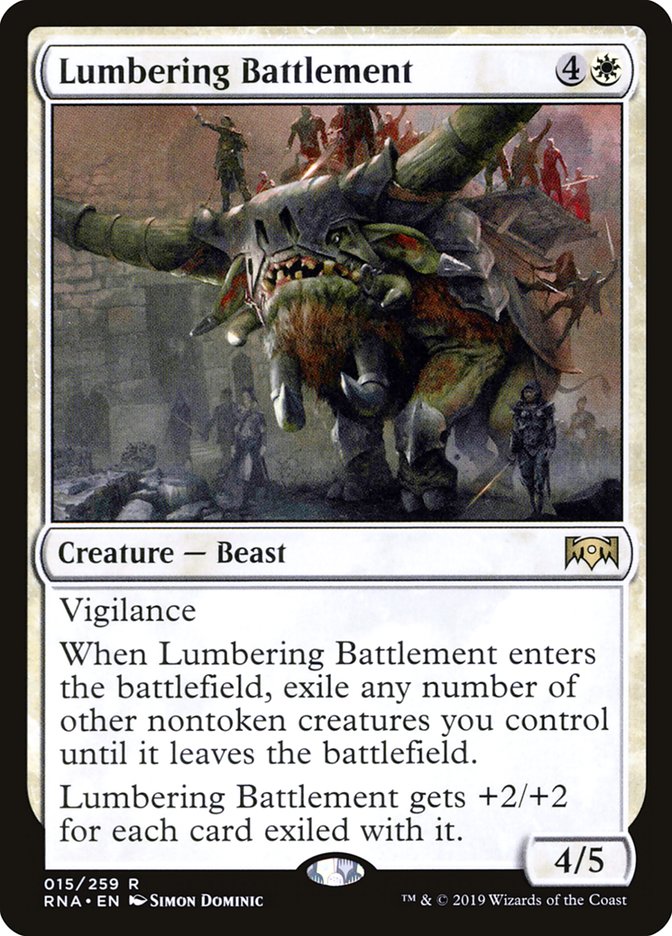 Lumbering Battlement [Ravnica Allegiance] | Game Master's Emporium (The New GME)