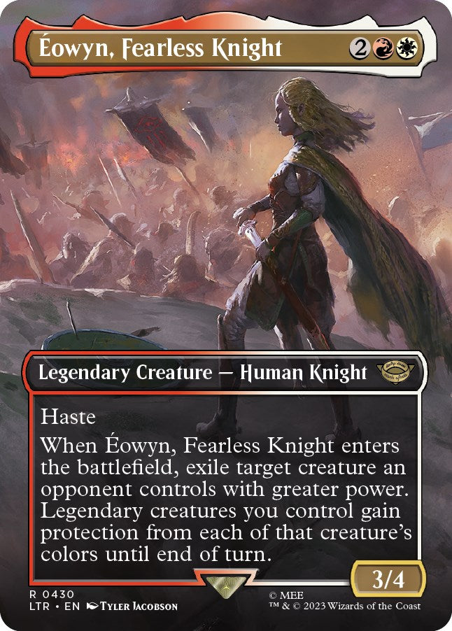 Eowyn, Fearless Knight (Borderless Alternate Art) [The Lord of the Rings: Tales of Middle-Earth] | Game Master's Emporium (The New GME)