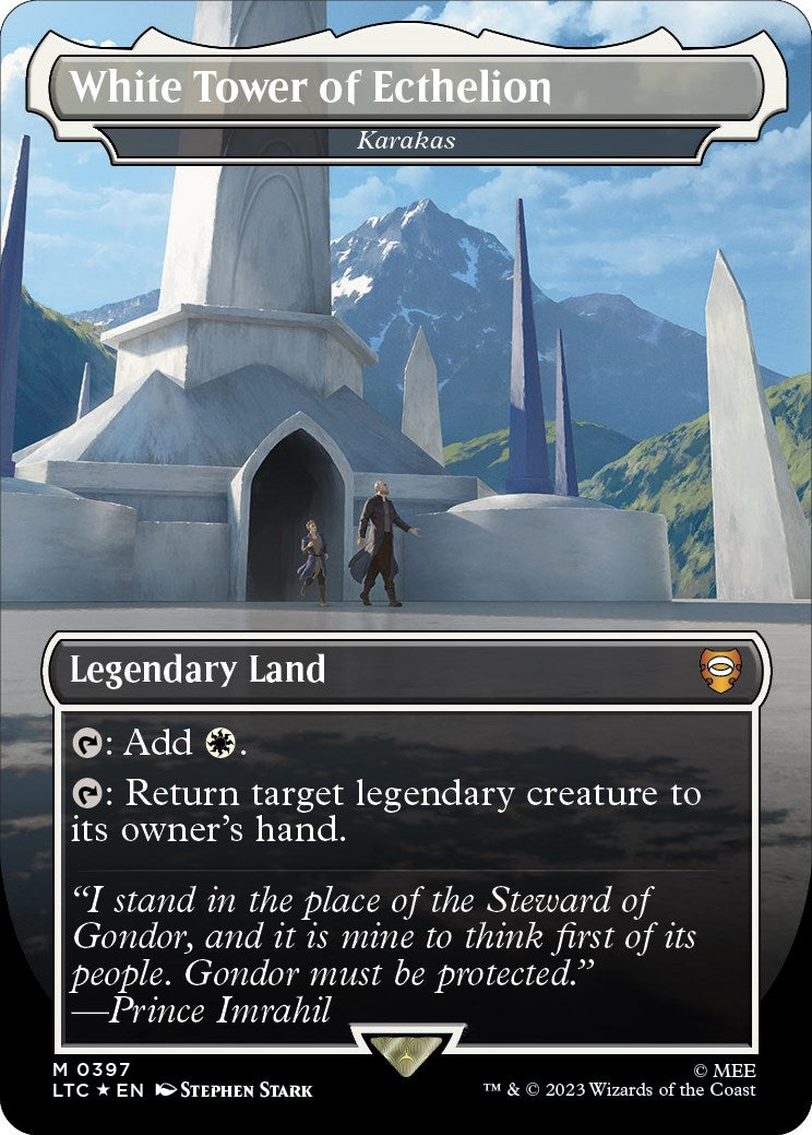 White Tower of Ecthelion - Karakas (Surge Foil Realms and Relics) [The Lord of the Rings: Tales of Middle-Earth Commander] | Game Master's Emporium (The New GME)