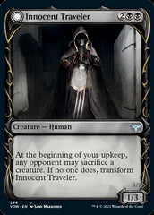 Innocent Traveler // Malicious Invader (Showcase Fang Frame) [Innistrad: Crimson Vow] | Game Master's Emporium (The New GME)