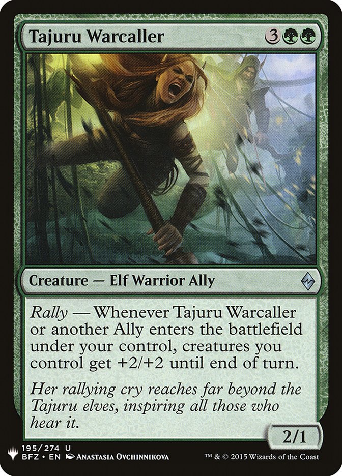 Tajuru Warcaller [Mystery Booster] | Game Master's Emporium (The New GME)