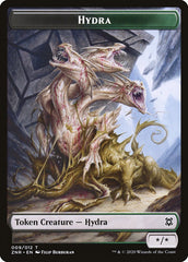 Angel Warrior // Hydra Double-Sided Token [Zendikar Rising Tokens] | Game Master's Emporium (The New GME)