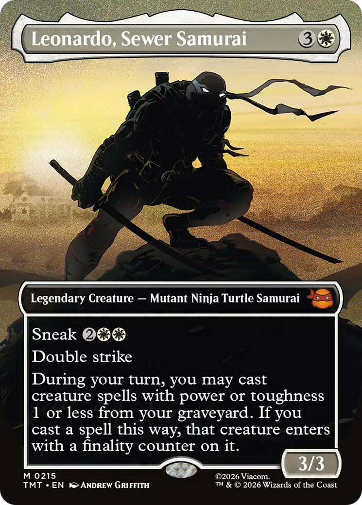 Leonardo, Sewer Samurai (Borderless) [Teenage Mutant Ninja Turtles] | Game Master's Emporium (The New GME)
