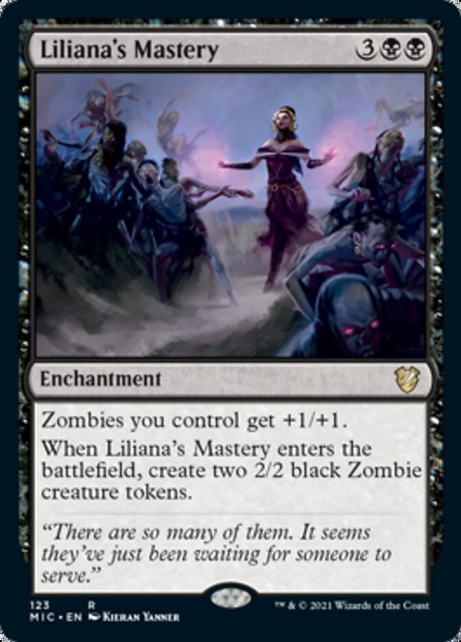 Liliana's Mastery [Innistrad: Midnight Hunt Commander] | Game Master's Emporium (The New GME)