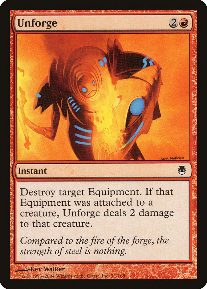Unforge [Darksteel] | Game Master's Emporium (The New GME)