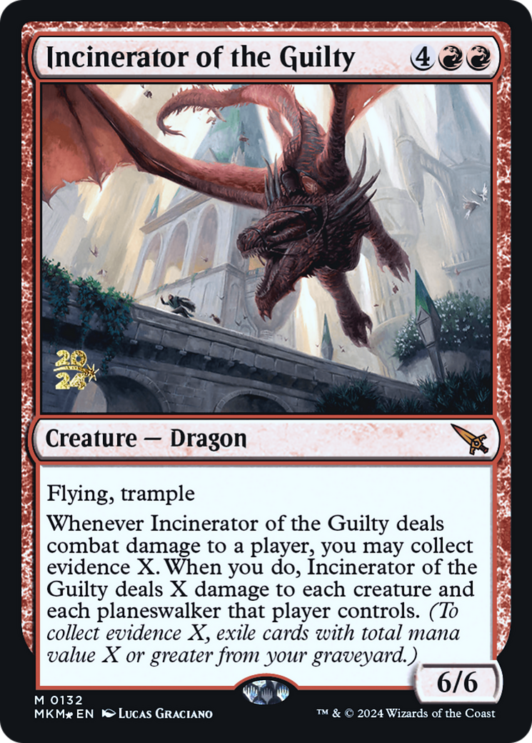 Incinerator of the Guilty [Murders at Karlov Manor Prerelease Promos] | Game Master's Emporium (The New GME)