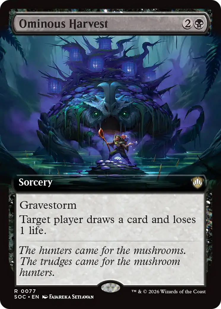 Ominous Harvest (Extended Art) [Secrets of Strixhaven Commander] | Game Master's Emporium (The New GME)
