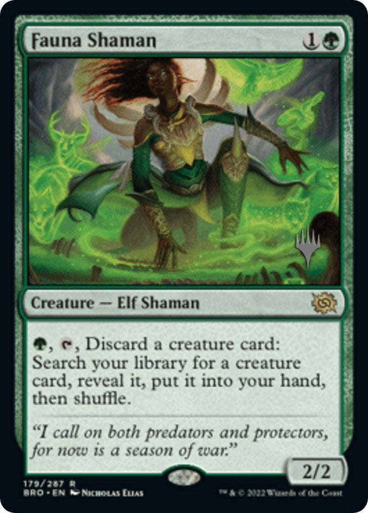 Fauna Shaman (Promo Pack) [The Brothers' War Promos] | Game Master's Emporium (The New GME)