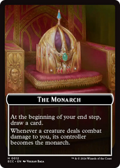 Saproling // The Monarch Double-Sided Token [Lorwyn Eclipsed Tokens] | Game Master's Emporium (The New GME)