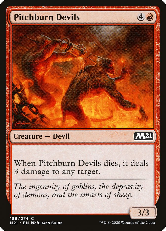 Pitchburn Devils [Core Set 2021] | Game Master's Emporium (The New GME)