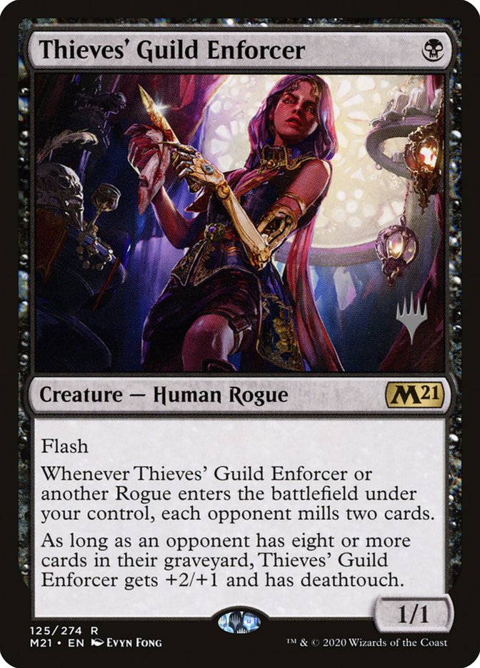 Thieves' Guild Enforcer (Promo Pack) [Core Set 2021 Promos] | Game Master's Emporium (The New GME)