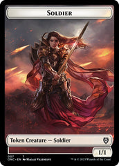 Soldier (007) // Angel Double-Sided Token [Phyrexia: All Will Be One Commander Tokens] | Game Master's Emporium (The New GME)
