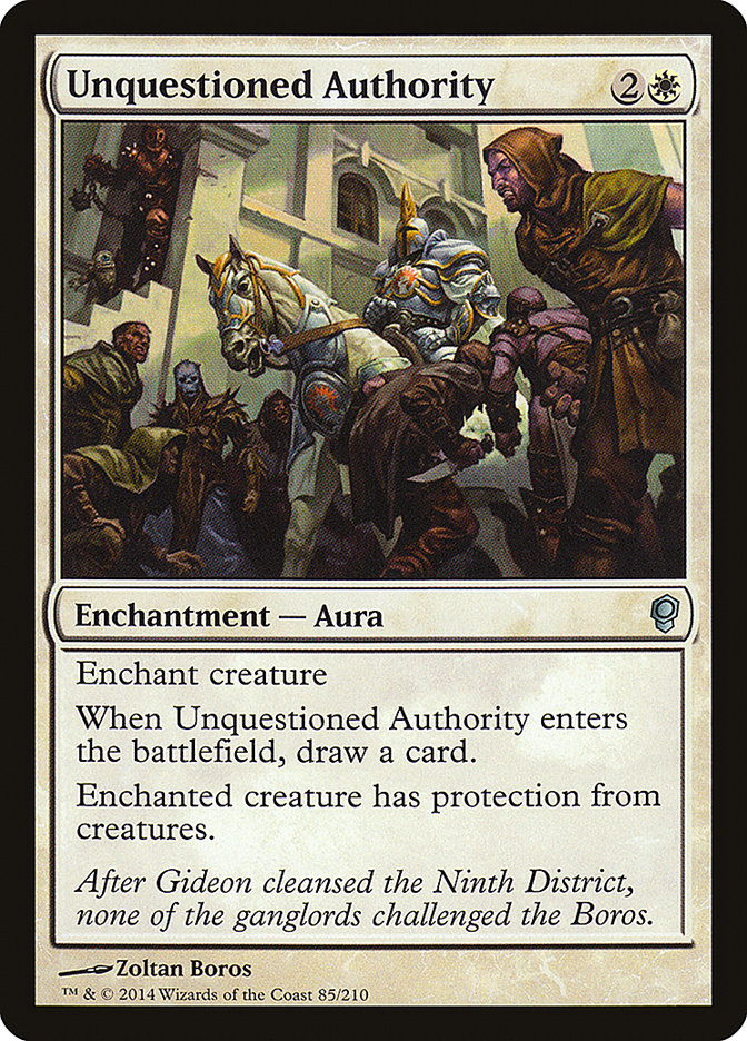 Unquestioned Authority [Conspiracy] | Game Master's Emporium (The New GME)