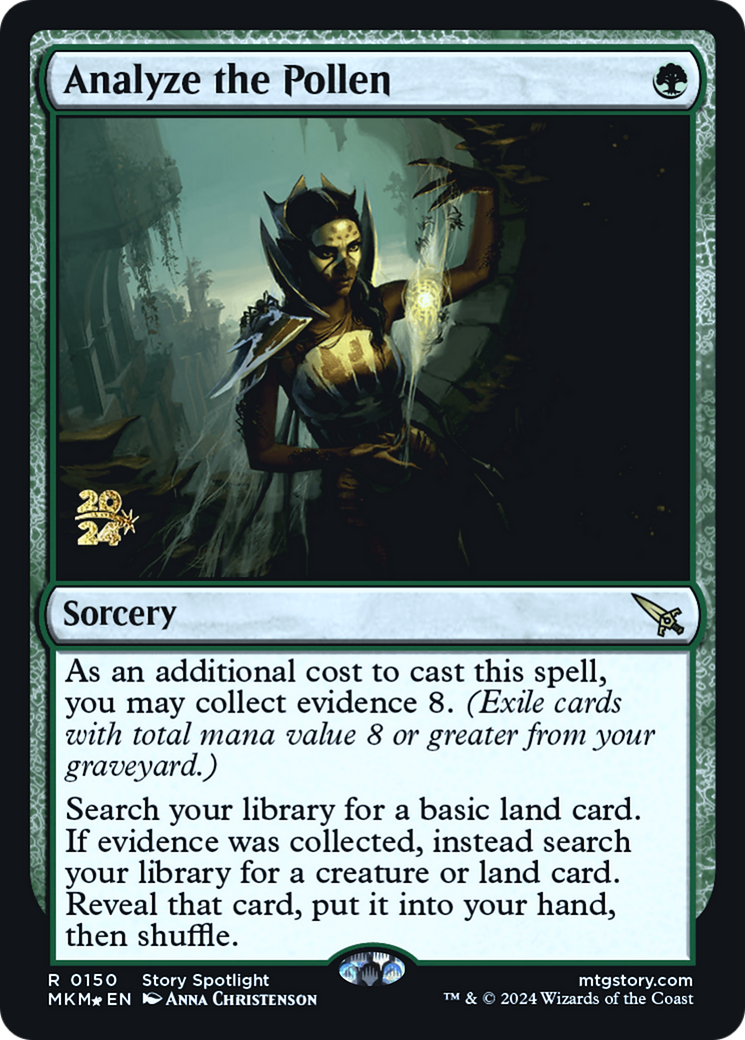 Analyze the Pollen [Murders at Karlov Manor Prerelease Promos] | Game Master's Emporium (The New GME)