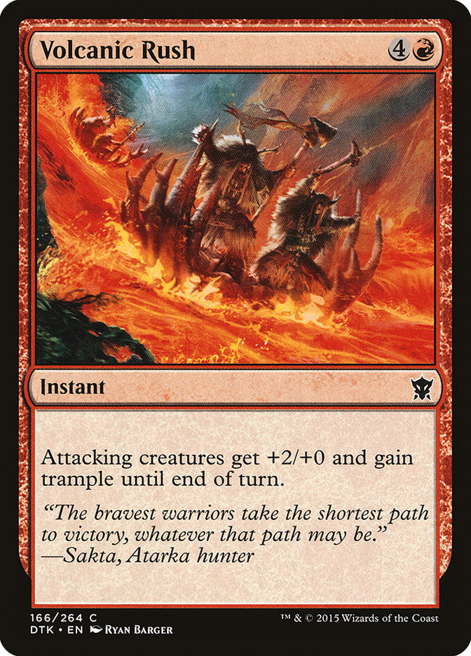 Volcanic Rush [Dragons of Tarkir] | Game Master's Emporium (The New GME)