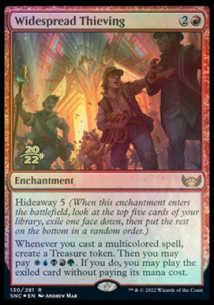 Widespread Thieving [Streets of New Capenna Prerelease Promos] | Game Master's Emporium (The New GME)