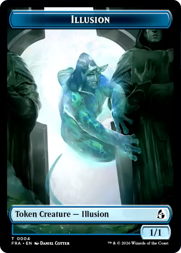 Illusion // Jace Double-Sided Token [Reality Fracture Tokens] | Game Master's Emporium (The New GME)